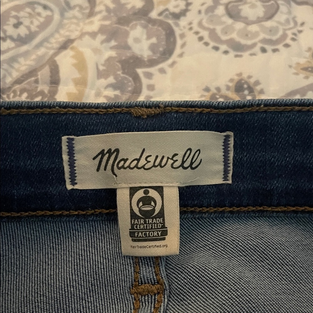 Madewell Stovepipe Classic Blue Denim
